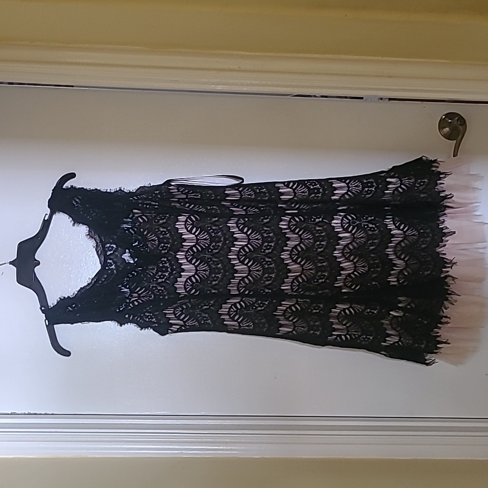 Black cocktail dress